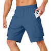 S Spowind Men's Hiking Cargo Shorts Quick Dry Lightweight Summer