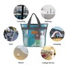 TOPASION Mesh Shower Caddy Bag Portable Hanging Toiletry and Bath