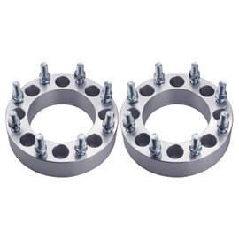 DCVAMOUS 2PC 8x6.5 to 8x180 Wheel Adapters 1.5 Inch with 14x1.5 Studs Compatible with Chevy GMC 8 Lug for 1999-2010 Silverado Sierra 2500 3500 HD | 2014-2021 RAM-2500 3500 (8x180 Rim on 8x165.1 Truck)