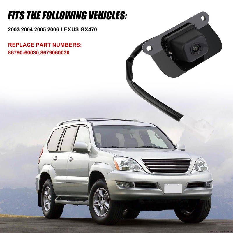 Arokzn 86790-60030 Rear View Backup Camera Compatible with Lexus GX470