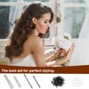 CAABISO 400PCS Hair Pins Bobby Pins Kit, 100 U Shaped