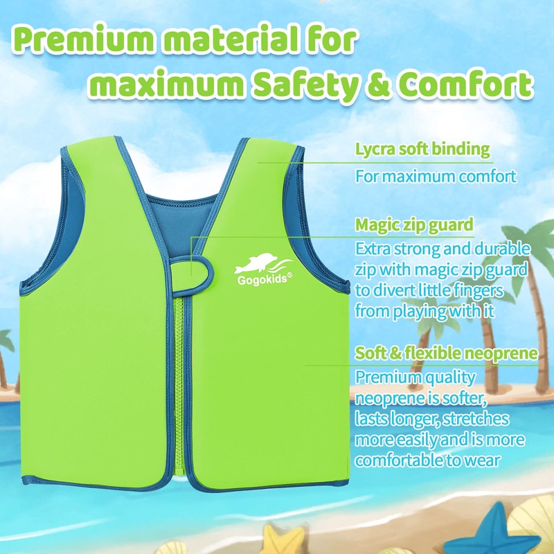 Vine Kids Swim Vest Toddler Learn to Swim Floatation Jackets