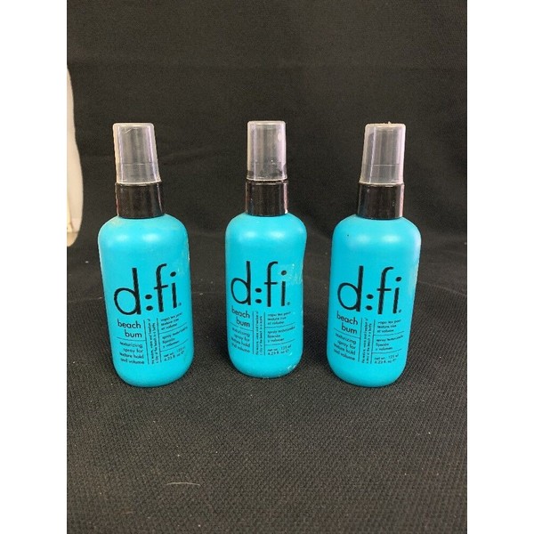 3 pack d:fi Beach Bum Texturizing Hair Spray for texture and hold 4.23 oz New D7