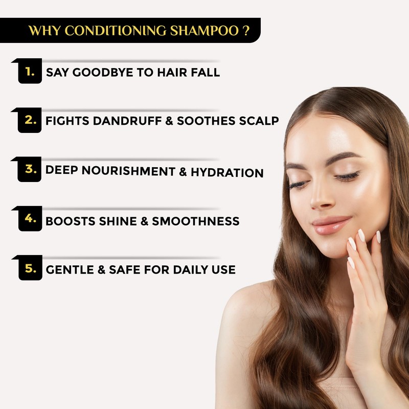 Belitaas Luxury Conditioning Shampoo with Rice Water & Argan Extract