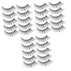 Ipetboom 30pairs Artificial Lashes Lash Strips Fake Eyelash Extension Bulk