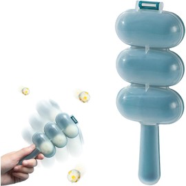 ZGLUZP 1Pc Rice Ball Shaker - Rice Ball Mould, Sushi Maker | Non Stick Rice Baller with 3 Cavity, Onigiri