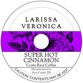 Super Hot Cinnamon Costa Rica Coffee (Single Serve K-Cup Pods) (Gourmet, Naturally Flavored, Whole Coffee Beans) (12 pods, ZIN: 574735) - 3 Pack