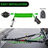 Nilight 7 Pin to 6 Pin Trailer Adapter 7 Wire
