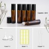 sungwoo 12 Pack Essential Oil Roller Bottles Stainless Steel, 10ml