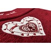 Tex family Towel Set Tyrolean Heart Red