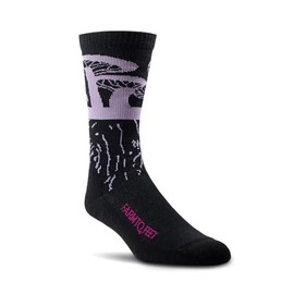 Farm to Feet Sonoma Everyday Light Cushion Crew Socks (Large, Blackberry)