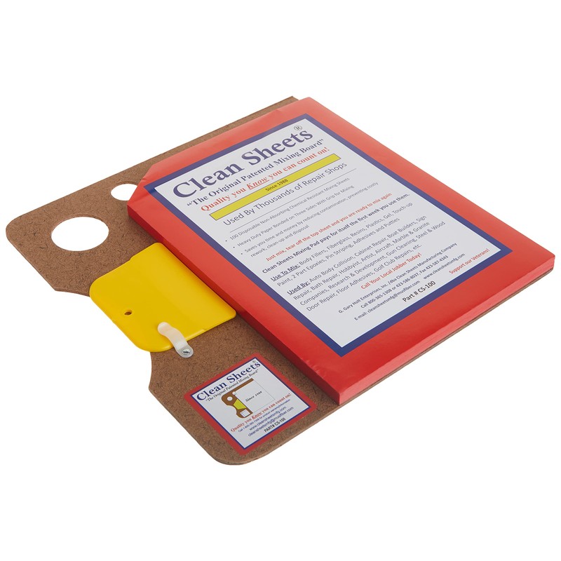 Clean Sheets - CLN-CS100 Superior Mixing Pad (12x12) - 100