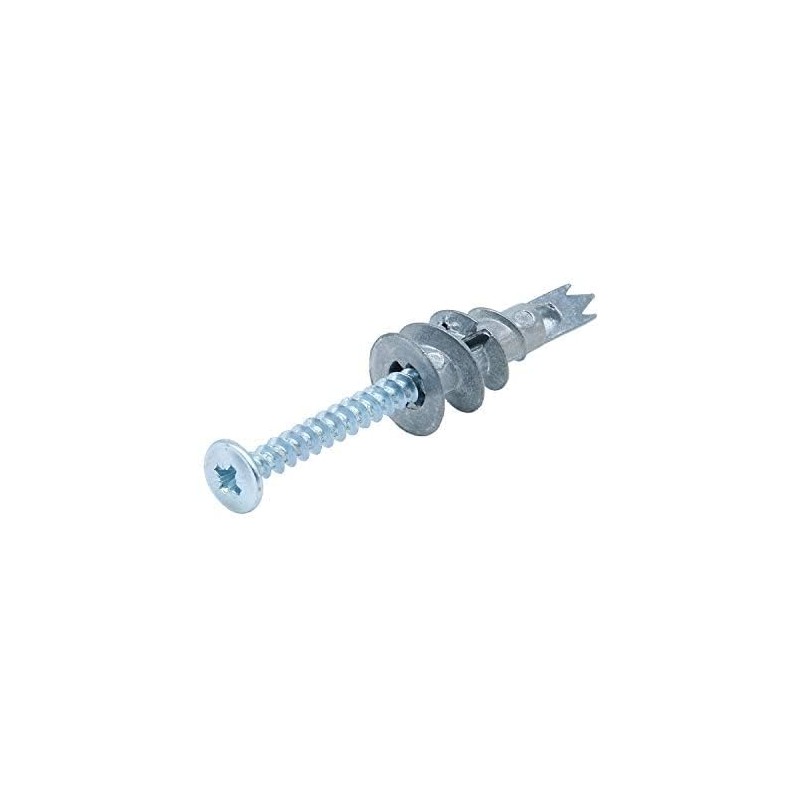 SEQUAL® Metal Driva Plasterboard Fixings & Screws (Pack of 50),