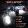 White Rock Lights,LEDMIRCY R6 LED Pure White Rock Lights 12PCS