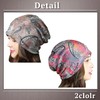 ONE LIMITATION CP061 Women's Summer Knit Cap, Paisley Pattern, 3-Way