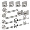 TocTen Bathroom Hardware Set, Stainless Steel 24IN Bath Towel Bar