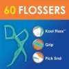 Dr. Fresh Kool Floss Waxed Dental Floss Picks in Easy