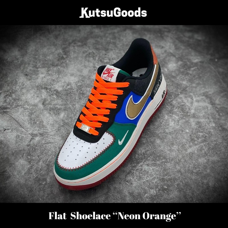 KutsuGoods Flat Shoelaces, Carefully Selected Materials, 39.4 inches (100 cm),