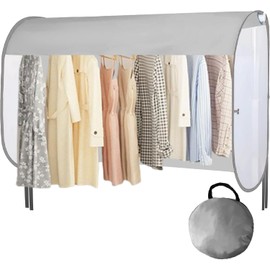 420D Thick and Durable, Width 63.0 inches (160 cm), Laundry Cover, Rain Cover, Curtain, Veranda, Blindfold Cover, Clothesline Cover, Compact Storage, Laundry Net, Sun Protection, Rainy Weather, Shade