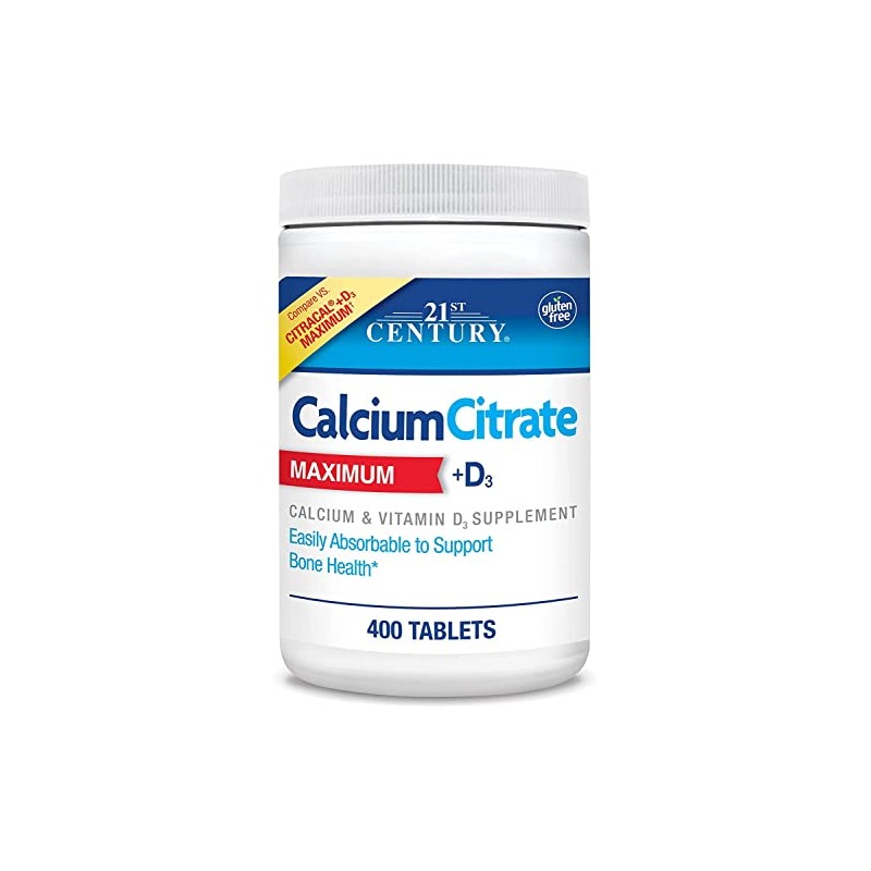 21st Century 21st Century Calcium Citrate + Vitamin D Caplets
