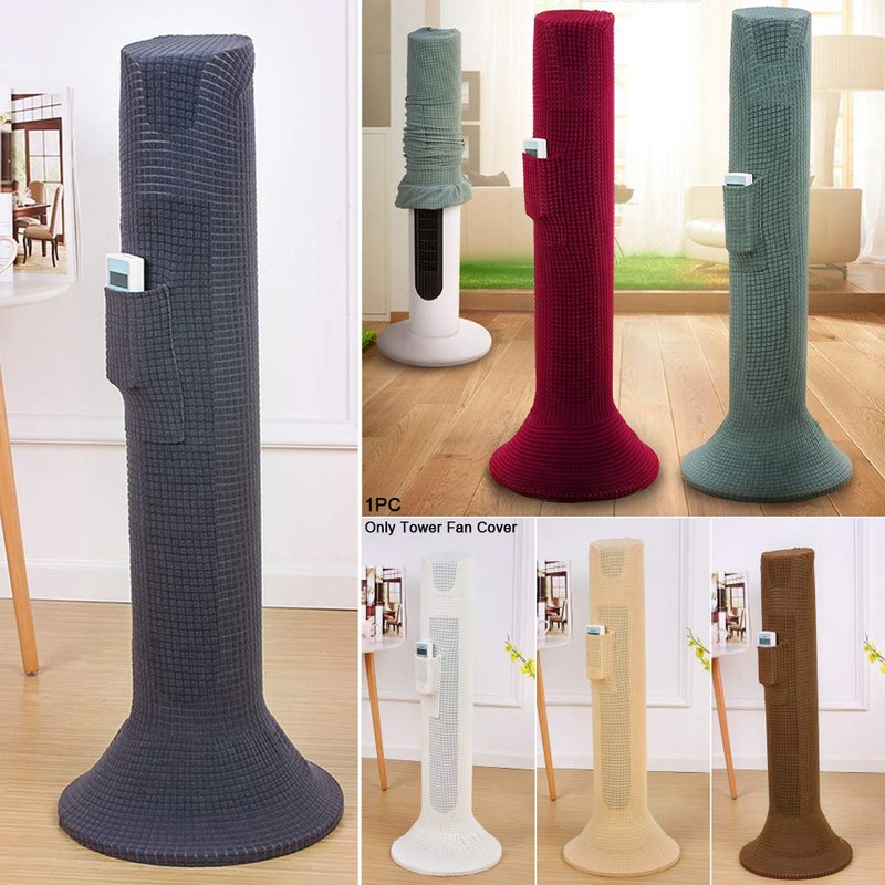 Klomveris Tower Fan Dust Cover, Elastic Polyester Protective Cover
