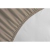 Home Linge Passion 57 Thread Count Fitted Sheet, Cotton, Dark