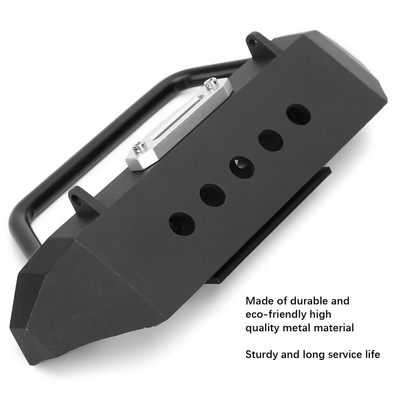 Front Bumper Manual Winch Upgrade Kit Accessory Fit for TRX4/SCX10