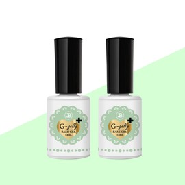 Gracia Jinbee Slightly Acidic Gijelly Base Gel Plus Gel 14ml 2pcs / 그라시아 진비 미산성 지젤리베이스젤 플러스젤 14ml 2개