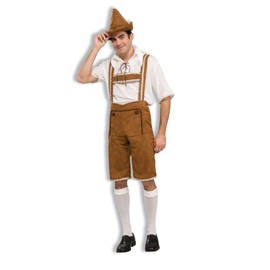 Men's Hansel Costume, Brown/Off White, One Size