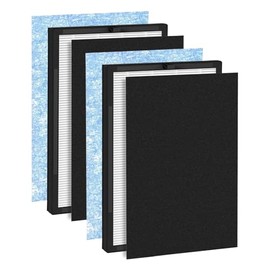 8L HEPA Replacement Filter, 2 Pack Compatible with Okaysou Airmax 8L Air Purifier, 3-in-1 Air Filters with Blue Ultra-Filter, H13 Grade True HEPA and Carbon Pre-Filter