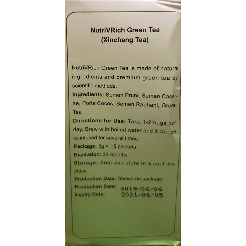 Longrich Nutri V Rich Green Tea