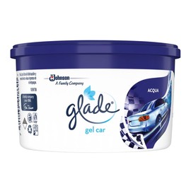 Glade Gel Car, Aromatizante Para Auto con TrueScent Technology, Elimina Malos Olores y Refresca tu espacio, Aroma Acqua, 70g