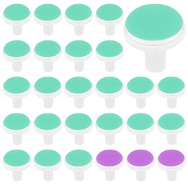 24 Pieces Baby Nail Trimmer Replacement Pads for Babies 12 Months and Up+3PCS Electric Baby Nail Grinding Heads for Babies 6-12 Months- Ideal for Standard Nail Care