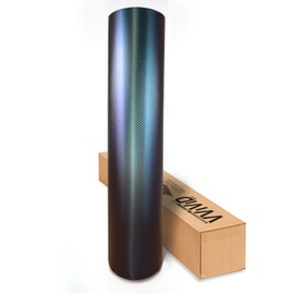 VViViD® XPO Purple to Blue Chameleon Carbon Fiber 5ft x 2ft Vinyl Wrap roll W/Air-Release Technology