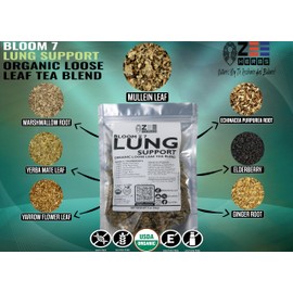 Bloom 7 Lung Support Organic Loose Leaf Tea Blend 2 oz (56g) - ZeeHERBS