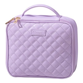 Cozomga Bolsa de maquillaje de viaje, Púrpura, Bolsa de maquillaje de viaje