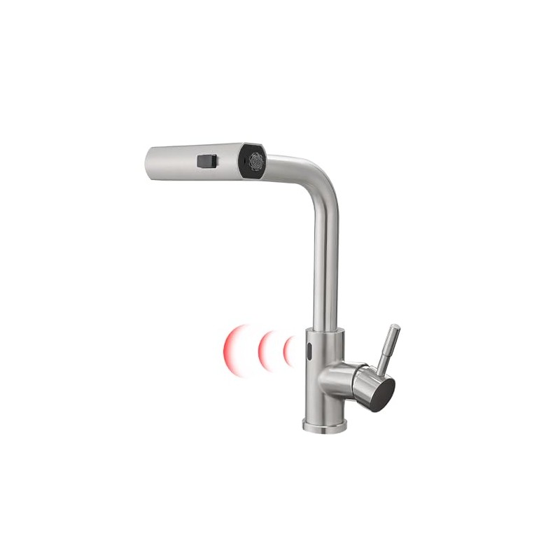 GIMILI Touchless Kitchen Faucet with Pull Down Sprayer, 15” Hight