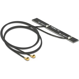 DeLOCK 89457 MHF 5dBi network antenna 89457, 5 dBi, 2.4-2.5/5.1-5.875, IEEE 802.11a,IEEE 802.11ac,IEEE 802.11b,IEEE 802.11g,IEEE 802.11h,IEEE 802.11n, 50, MHF, 0.5 m