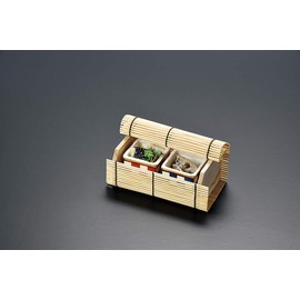 Yamako 38636 New Sudare Bento Box, Plain Mini, Natural