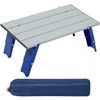 PORTAL Folding Mini Small Beach Table, Portable Aluminum Beach Table