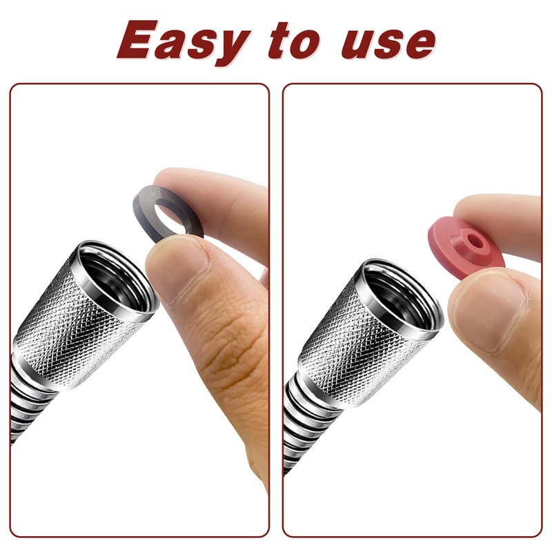 12 Pieces Silicone Shower Head Flow Restrictor Shower Flow Restrictor