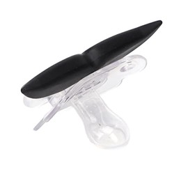 ZJchao Chupón con Bigote para Bebé, Chupete con Diseño de Bigote y Barba, Accesorio Divertido y Seguro para Uso en Casa o Guardería, Ideal para Regalo Infantil