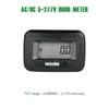 Yooreal AC/DC 5-277V Digital OEM Hour Meter Gauge, Regular Maintenance