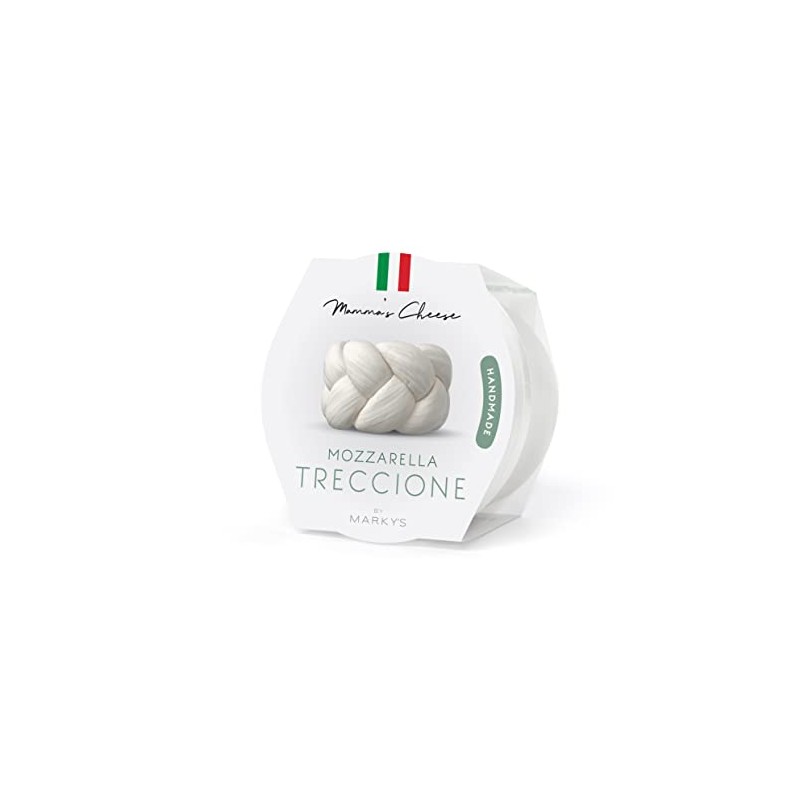 Mamma’s Fresh Mozzarella Treccione Italian Cheese - 6 pack x