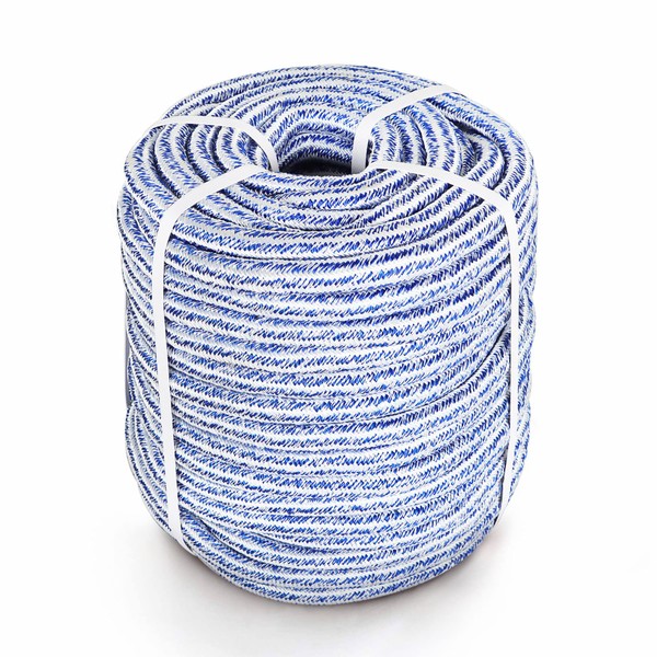 HOSTIC 3/4 in 100 FT 24 Strand Braided Rope Bull