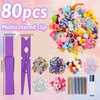 80Pcs Cheer Pins Spirit Clips Clothes Pins Wooden Cheer Pins