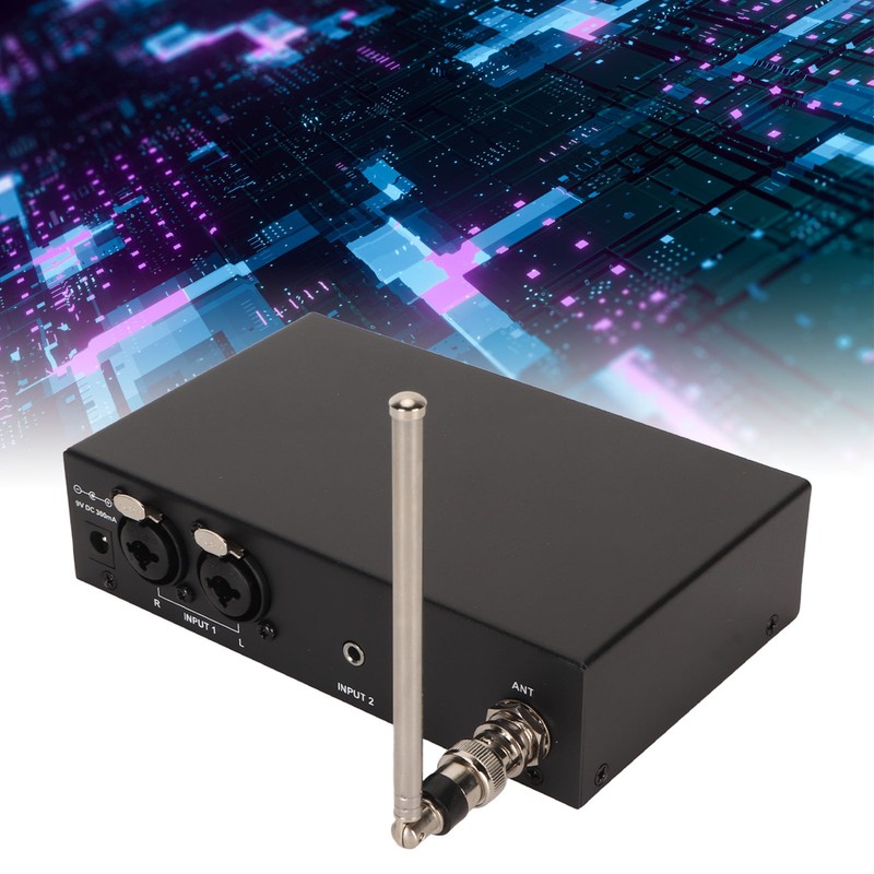 IEM System Transmitter 570 to 590MHz Stereo Wireless Ear Monitor