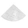 Jusmioke 9 Inch Marble Corner Shower Shelf for Bathroom, Shower