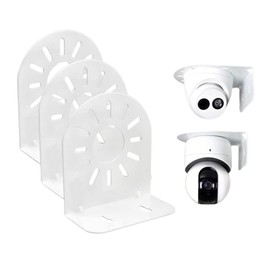 3-Pack Security Camera Mount Bracket, Wall Mount Bracket for Dome Cameras,Floating Wall Shelves,Small Wall Shelf for Security Cameras, Baby Monitors, Speakers