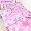 JISEN 3 Piece Crib Bedding Set for Baby Girls Boys